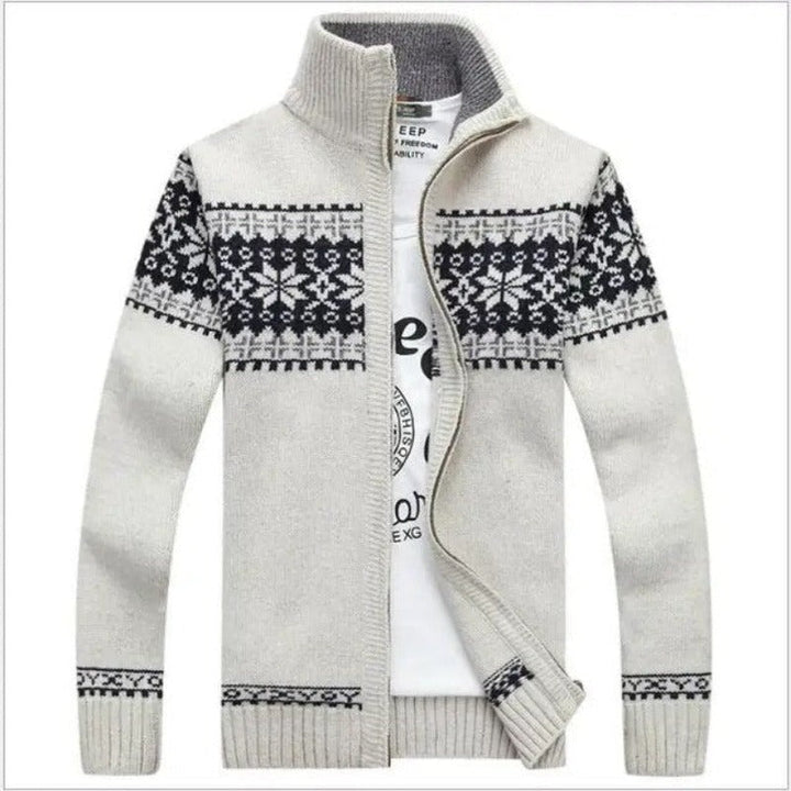 NordicEdge heren vest, scandinavisch design, gebreid voor optimale warmte en een modieuze look.