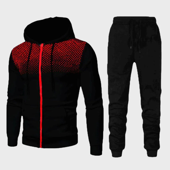 Comfortabel Hoymans PowerTrack trainingspak voor heren, gemaakt van zacht polyester katoen, perfect voor dagelijks gebruik.