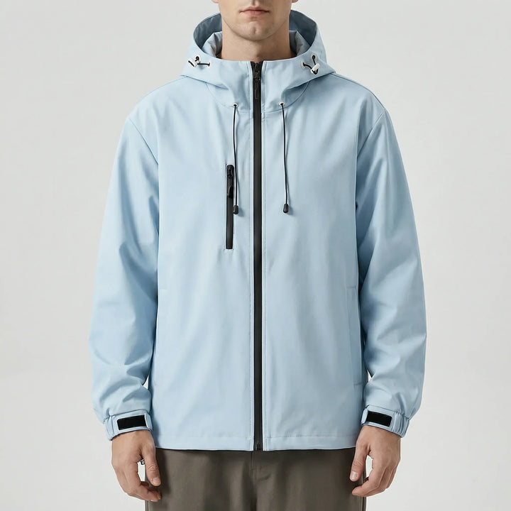 Heren winterjas Nathan met warme capuchon, functioneel geïsoleerd voor extreme kou.