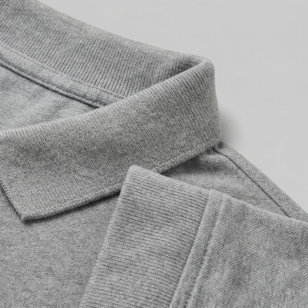 Klassiek heren polo shirt met borstzak, button-hals en regular fit, ideaal voor lente en zomer.