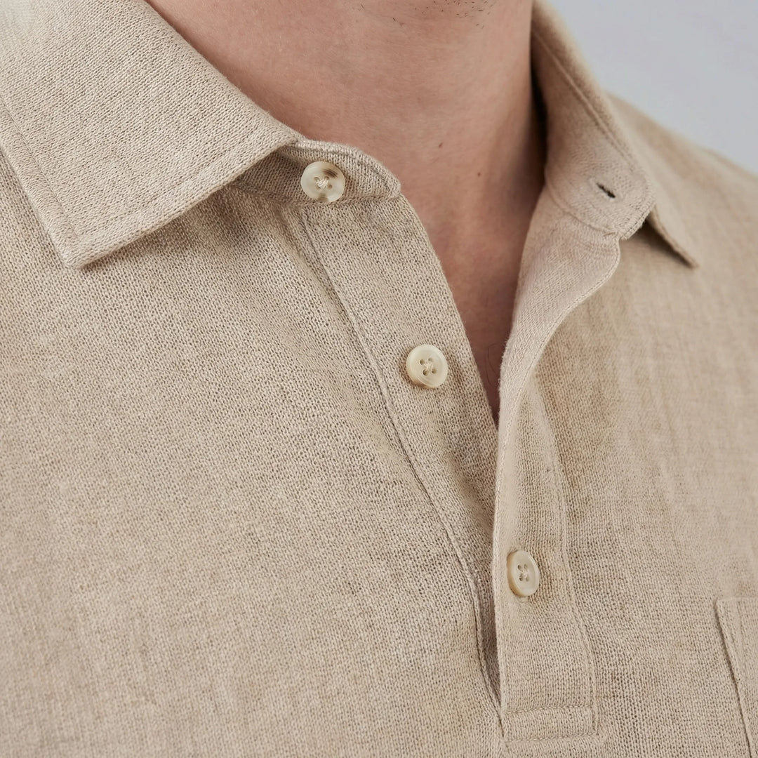 Dagelijks heren polo shirt, regular fit, borstzak en knoopsluiting, voor ultiem comfort en stijl.