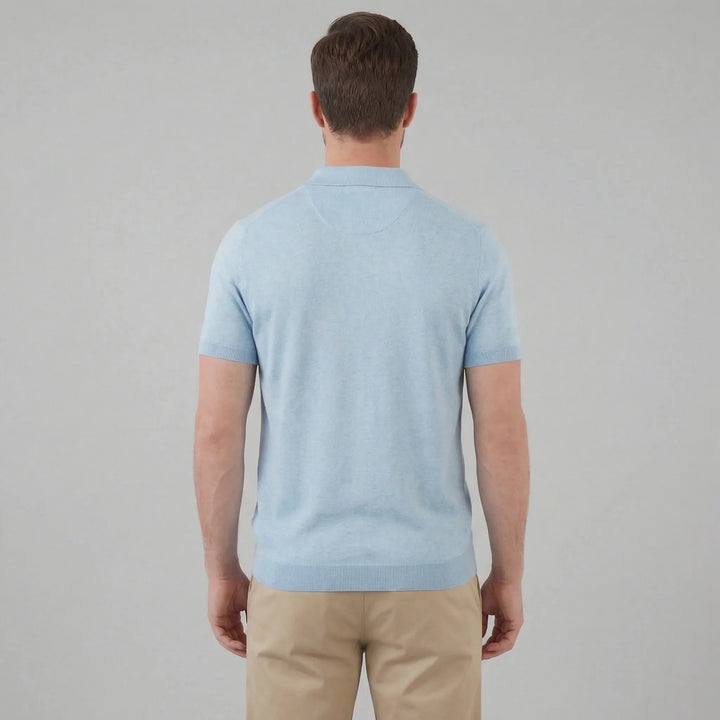 Veelzijdig heren polo shirt, regular fit met borstzak en knoopsluiting, ideaal voor de zomer.