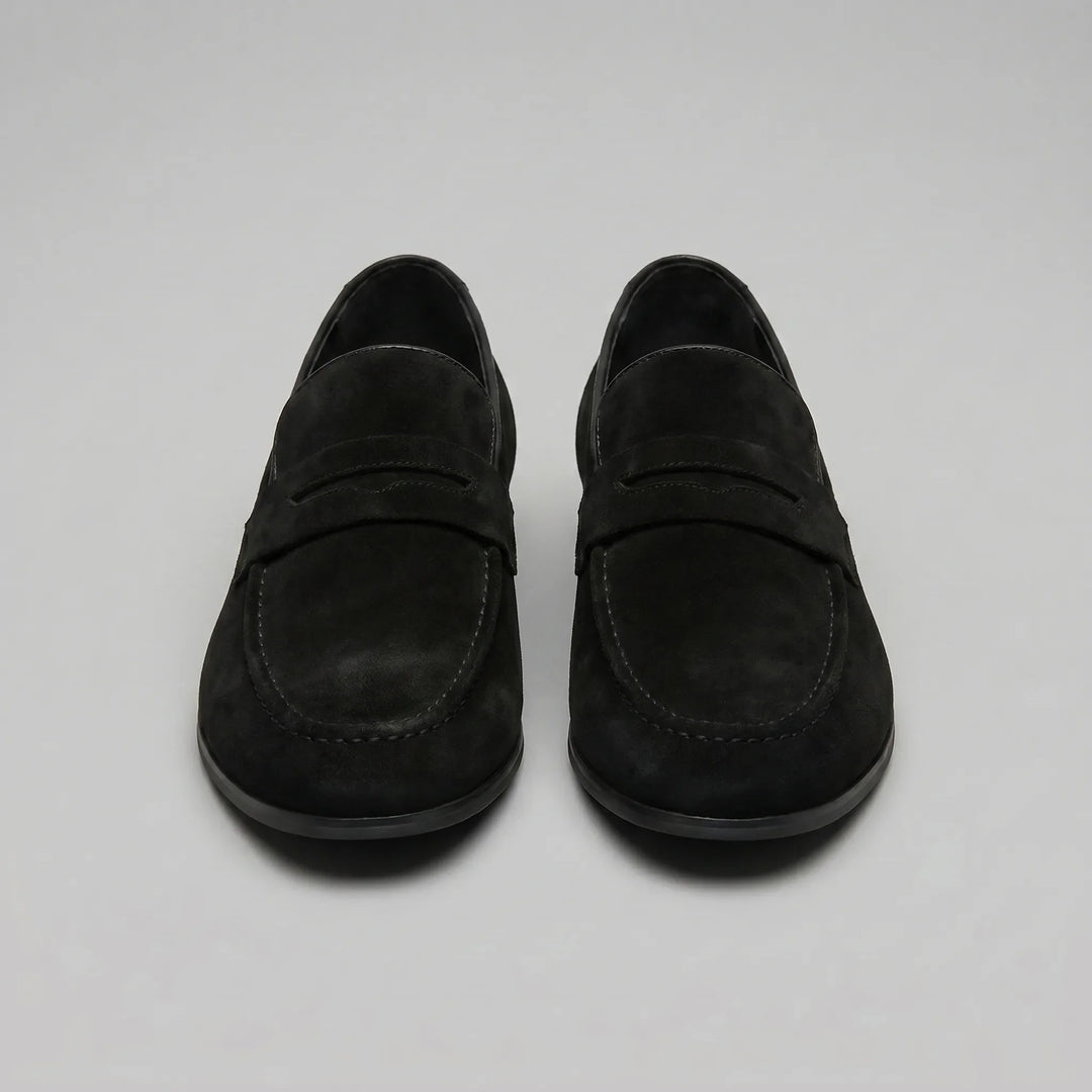 Mosterdgele loafers heren, modern klassiek met comfortabele pasvorm, opvallend en chic.