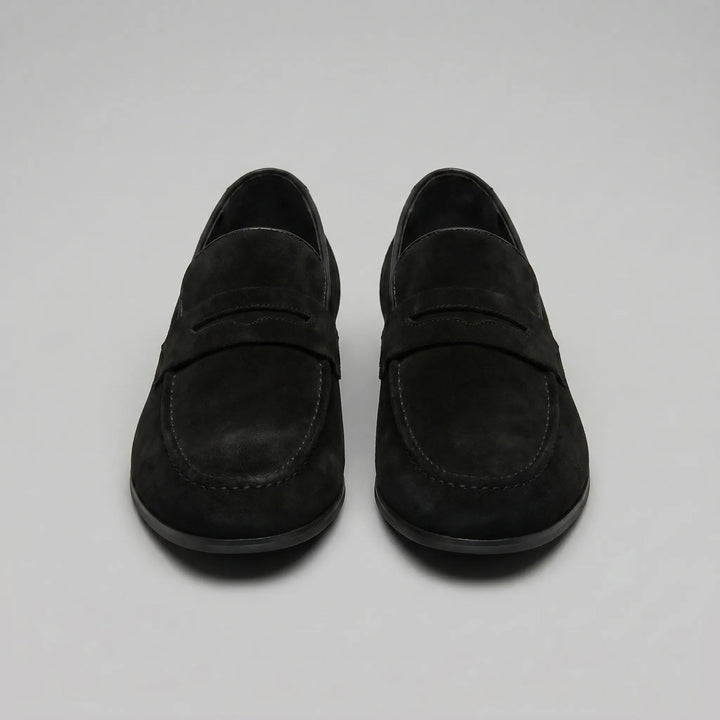 Mosterdgele loafers heren, modern klassiek met comfortabele pasvorm, opvallend en chic.