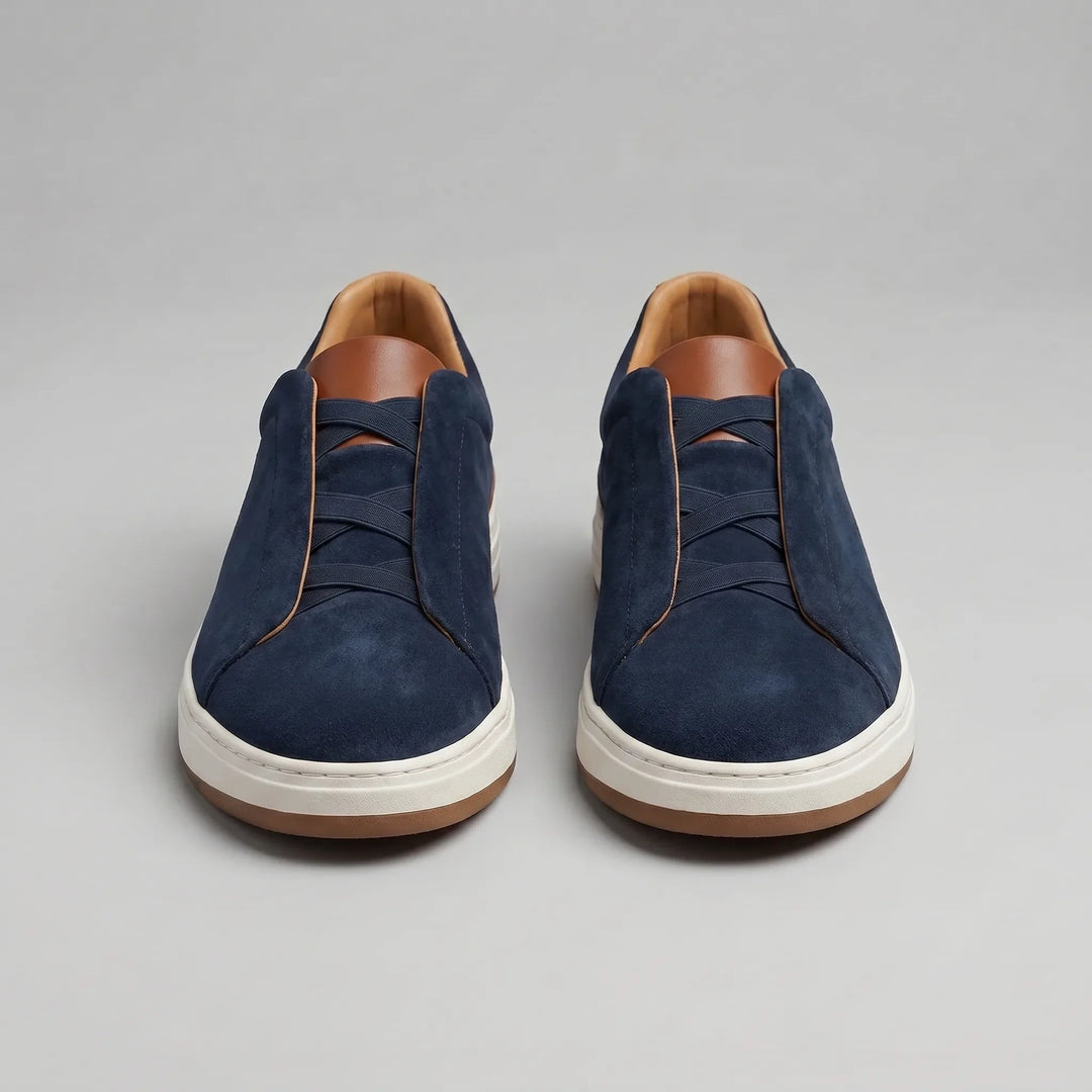Trendy zwarte heren slip-on instappers, comfortabele en veelzijdige casual schoenen.