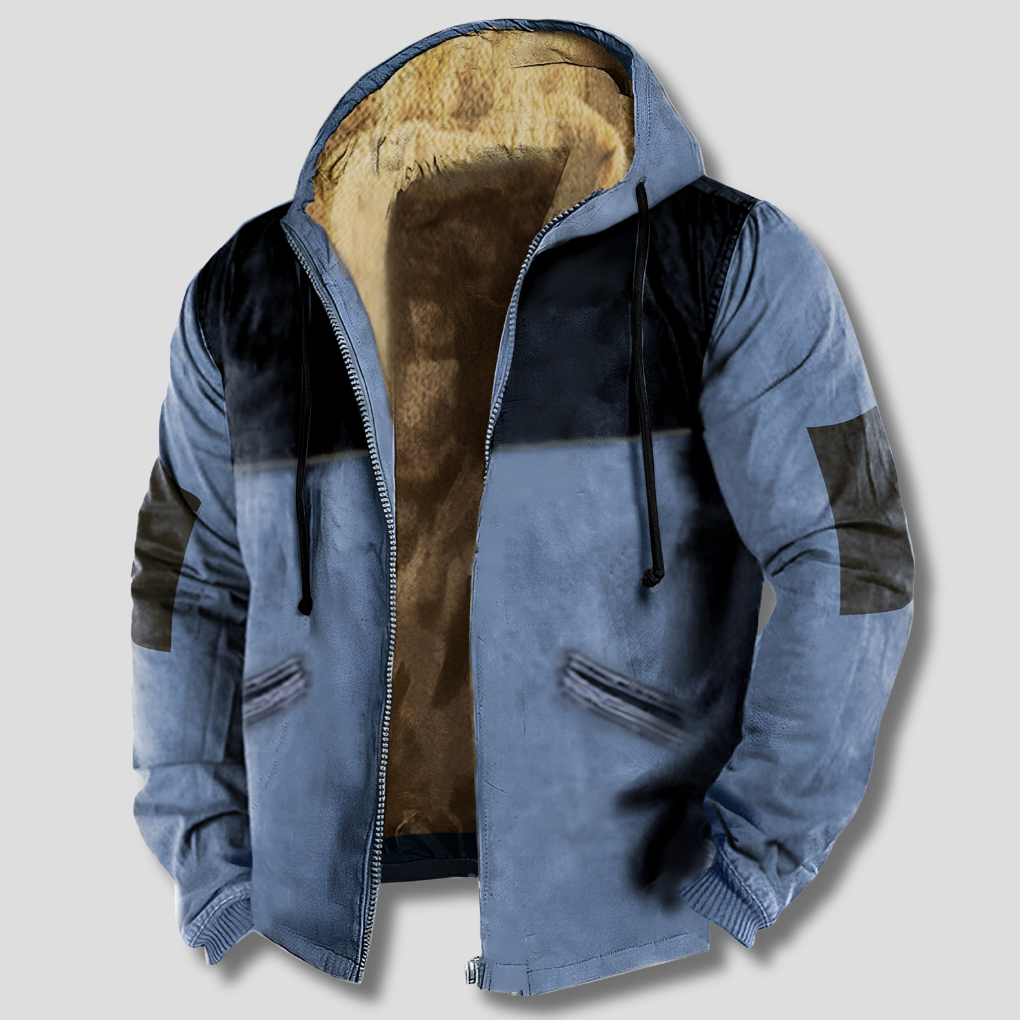 Jonathan heren capuchonjas: comfortabele, casual herenkleding met rechte pasvorm voor elk seizoen.