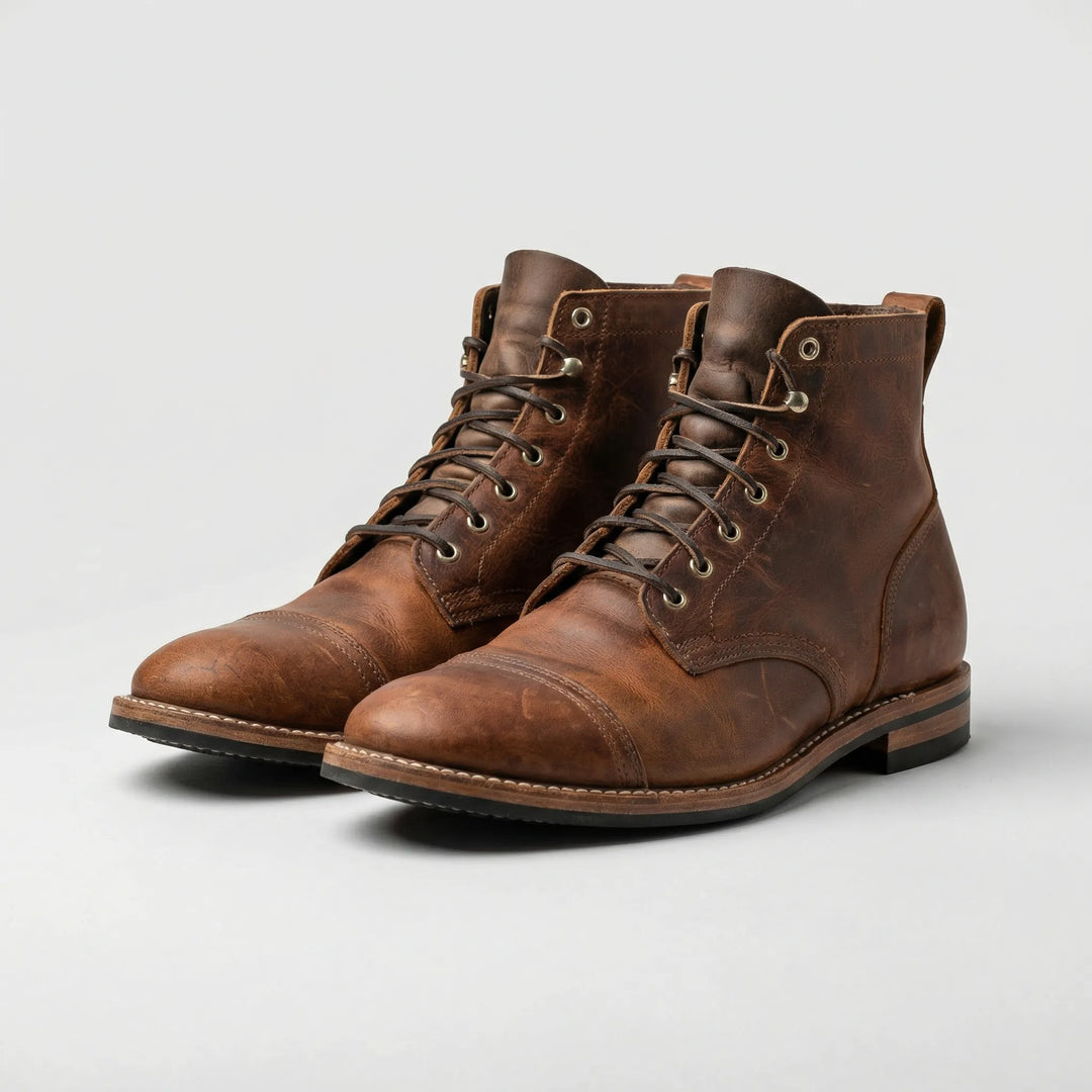 Declan heren enkellaarzen, geveterd, bieden stijlvol comfort voor de moderne man, geschikt voor alle gelegenheden.