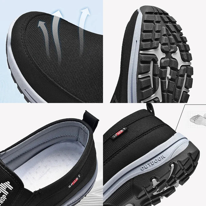 Casual herenschoenen John, slip-on design voor snel aan- en uittrekken, met voetcomfort.