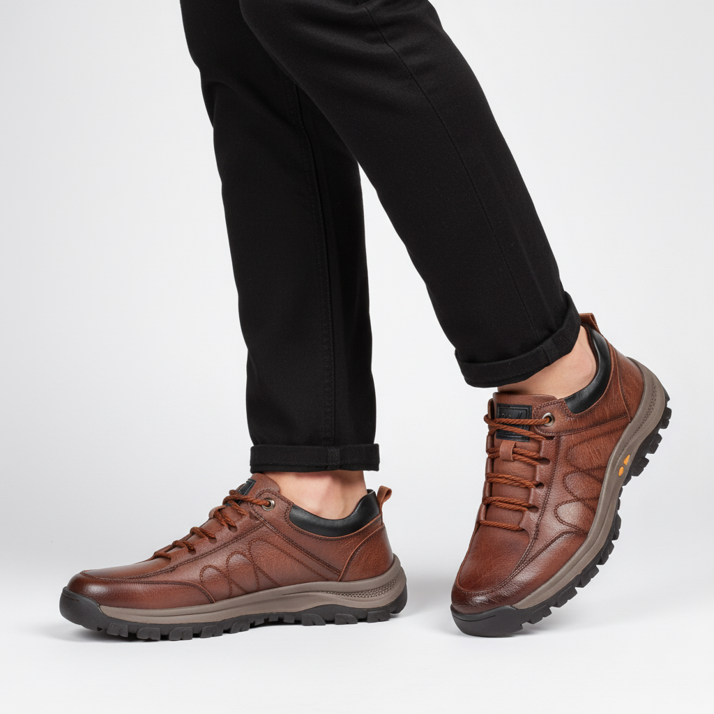 Heren veterschoenen Marco van hoogwaardig leer, comfortabel en stijlvol, met anti-slip zool voor elke dag.