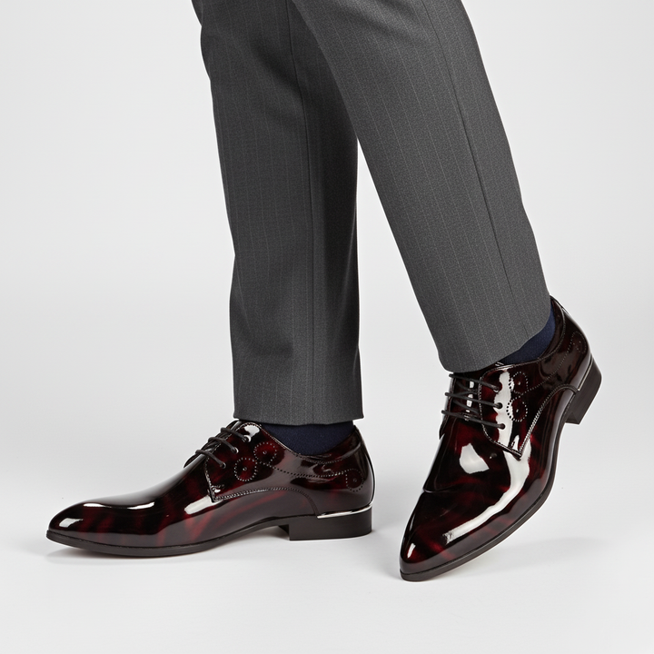 Elegante herenschoenen van premium leer. Comfortabele en stijlvolle veterschoenen voor formeel en dagelijks.