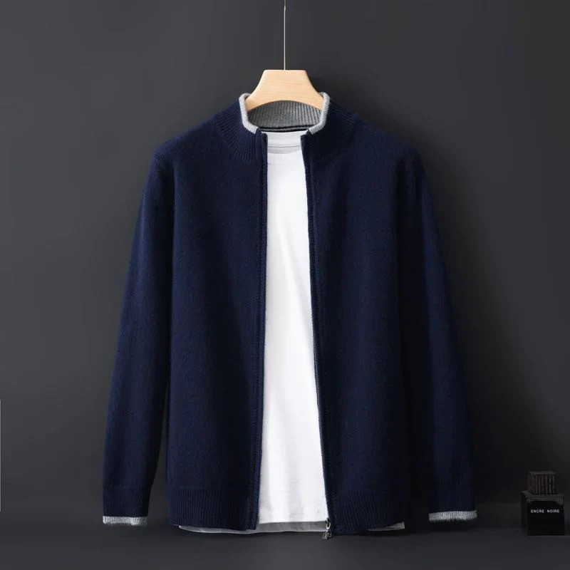 Dit herenvest met ritssluiting is veelzijdig; draag het casual of smart voor elke gelegenheid.