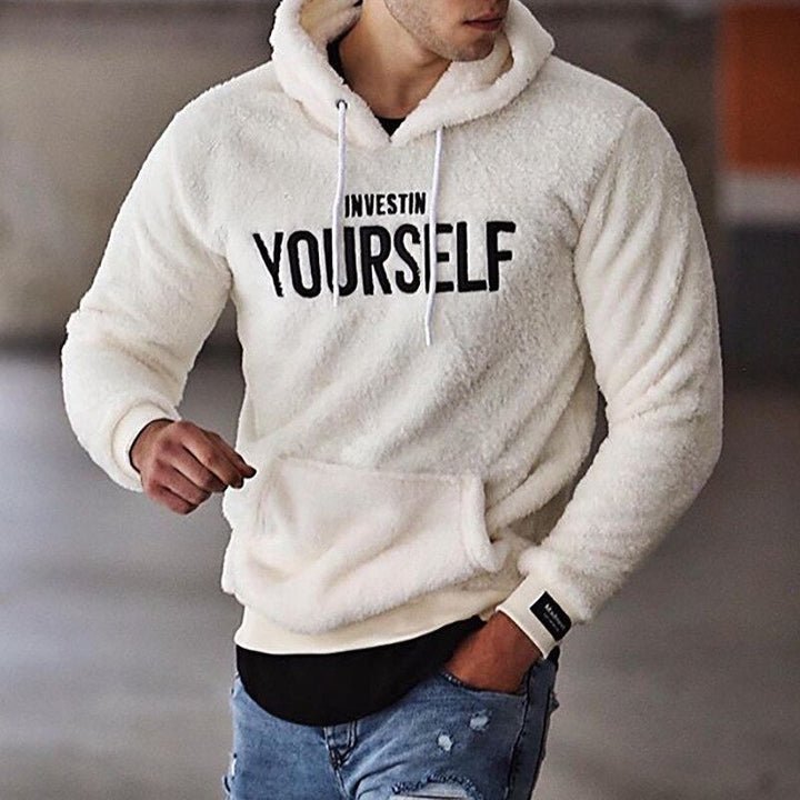 Stijlvolle heren pullover met capuchon, comfortabel en veelzijdig voor elke gelegenheid.