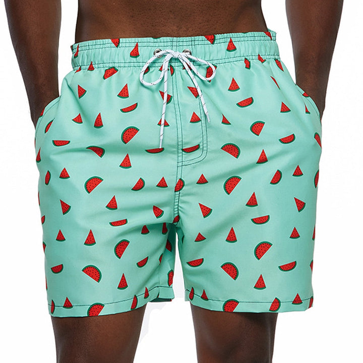 Mannen zwemshort met exotische, opvallende prints. Modieuze en comfortabele zwemkleding voor een stijlvolle zomer.