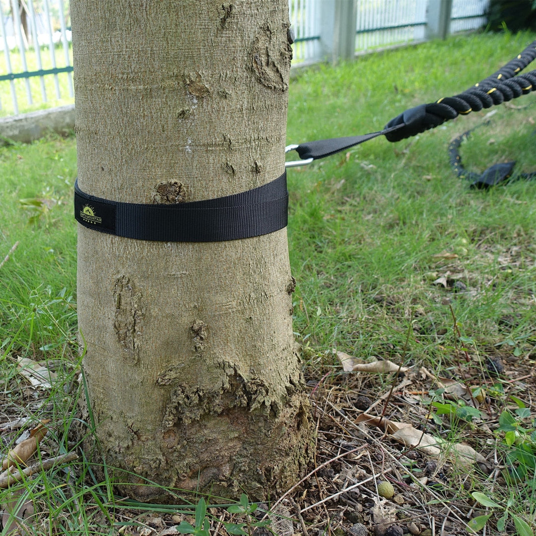 Duurzame battle rope straps, ideaal voor fitness training, workouts en outdoor sportactiviteiten.