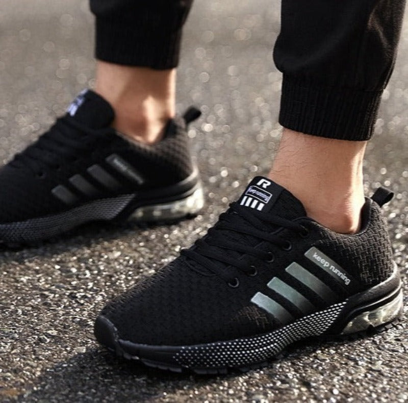 Energieke AeroFlex orthopedische sneakers, unisex, lichtgewicht met luchtkussen, voor comfort en ondersteuning.