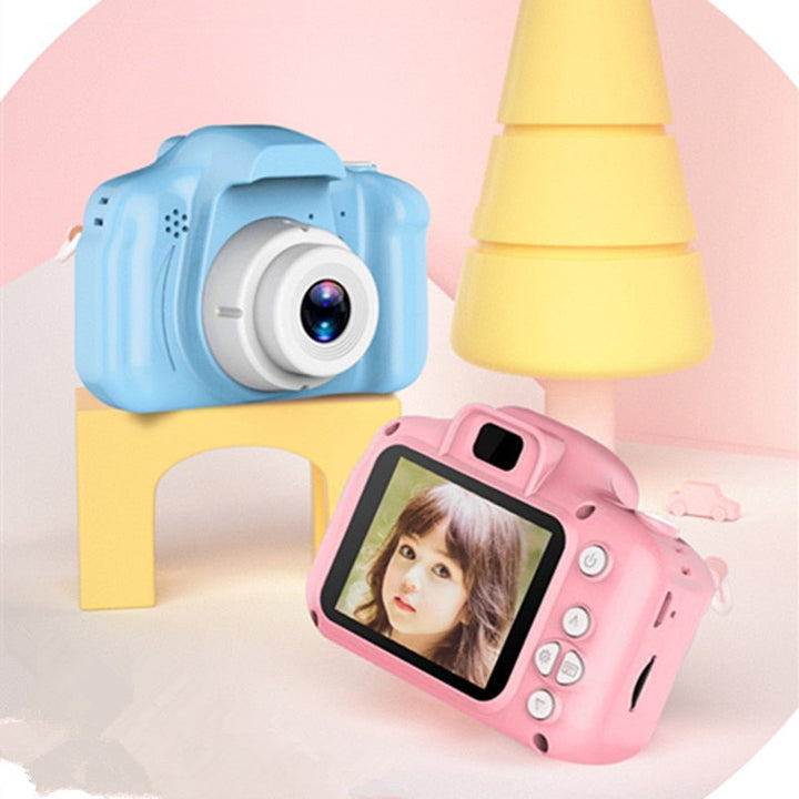 Kindvriendelijke digitale camera met HD video en games, perfect voor kinderen. Inclusief 16GB geheugenkaart.