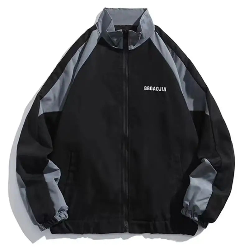 Sportief Aria heren windjack; weerbestendig, lichtgewicht en casual met modern color-block design.