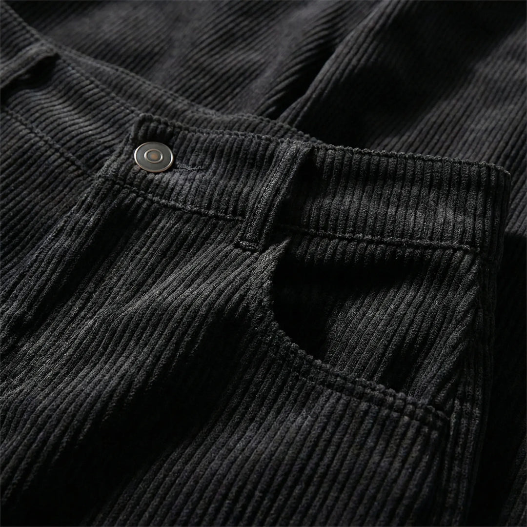 Stijlvolle hoge taille damesbroek met wijde pijpen, comfortabel en elegant voor dagelijkse kleding.