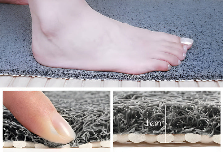Duurzame antislip douchemat van hoogwaardig PVC. Garandeert langdurige veiligheid en hygiëne in de badkamer.
