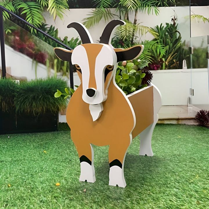 Vrolijk varken dieren plantenbak, ideaal voor binnen en buiten. Maakt tuinieren leuk voor kinderen.