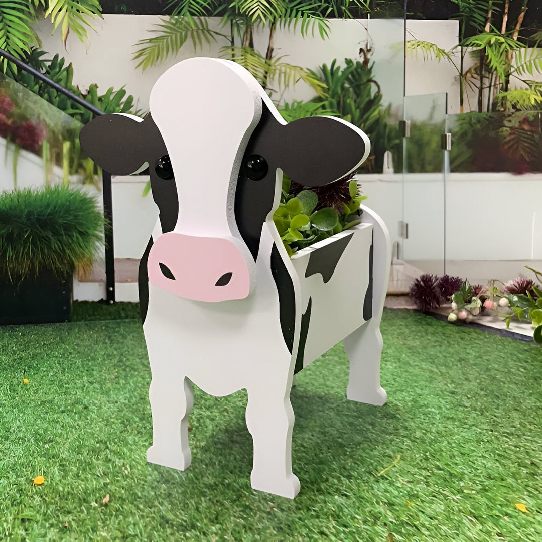 Lieve geit dieren plantenbak, ideaal voor het kweken van planten. Een educatief speelgoed voor kinderen.