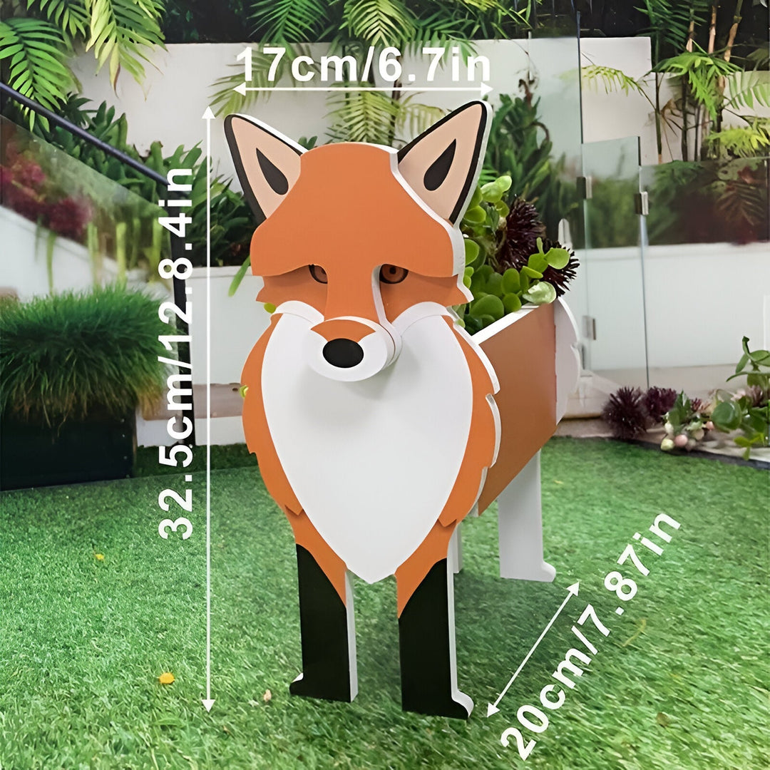 Decoratieve bloempotten in diervorm; uniek cadeau idee voor tuin en kamer decoratie, sfeervol.