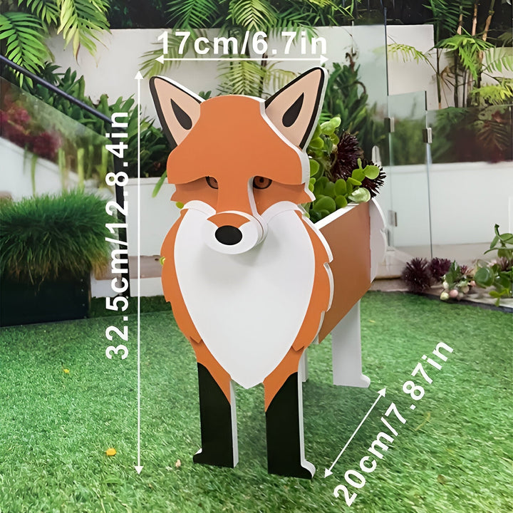 Decoratieve bloempotten in diervorm; uniek cadeau idee voor tuin en kamer decoratie, sfeervol.
