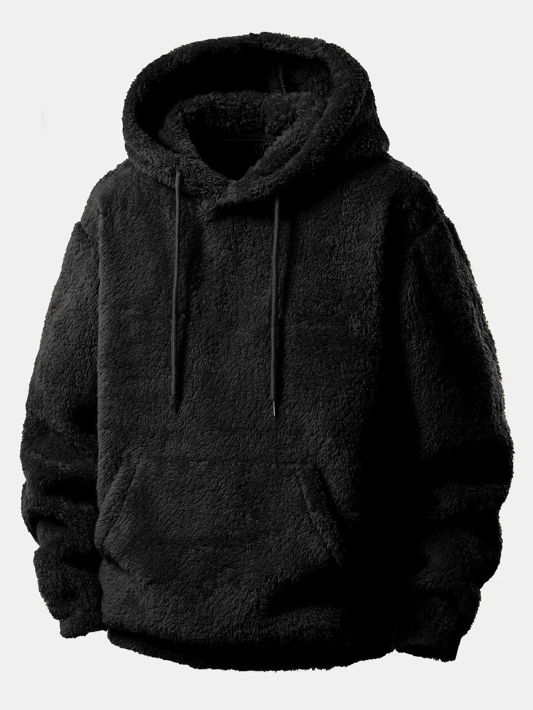 Sportieve, casual unisex fleece set met hoodie en jogger, geschikt voor thuis en ontspanning.