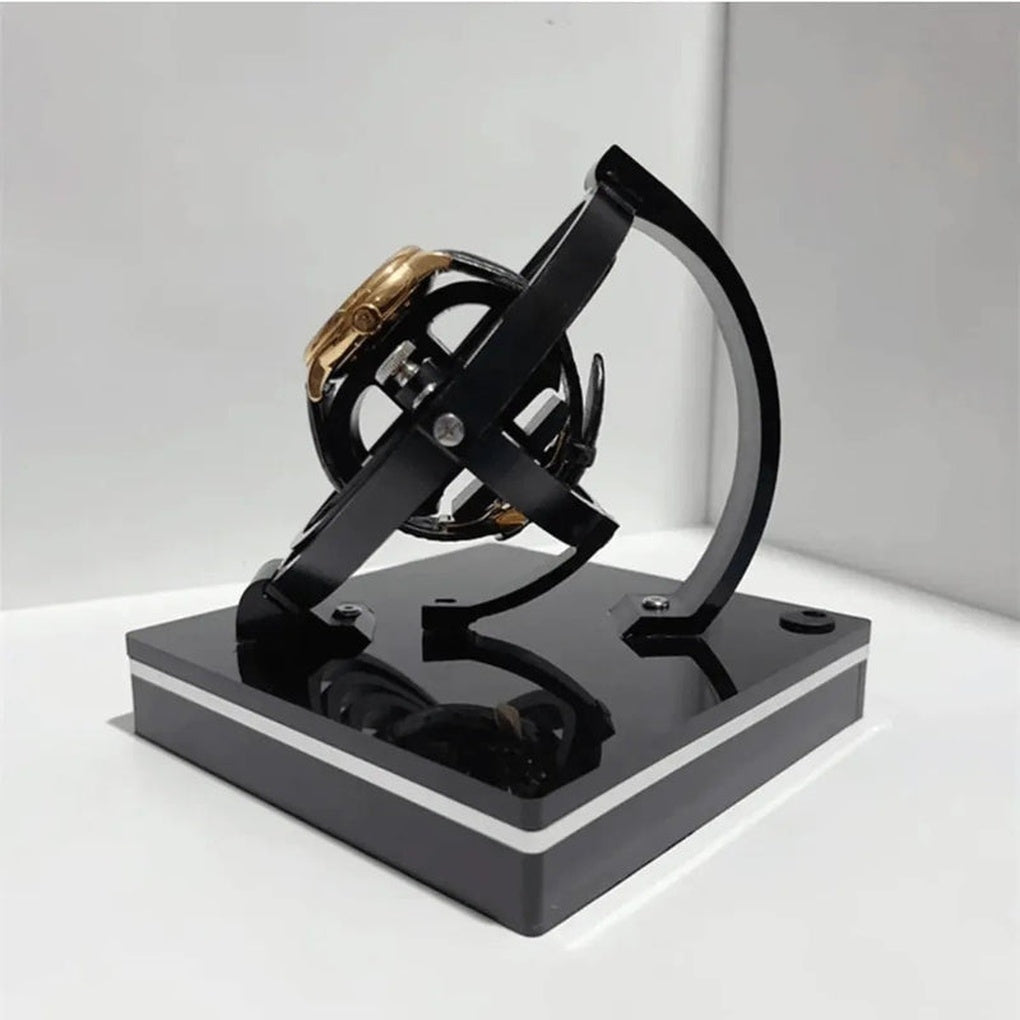 Nauwkeurige horlogeopwinder voor 4 mechanische horloges. Stille motor en luxe horlogebox voor al uw uurwerken.