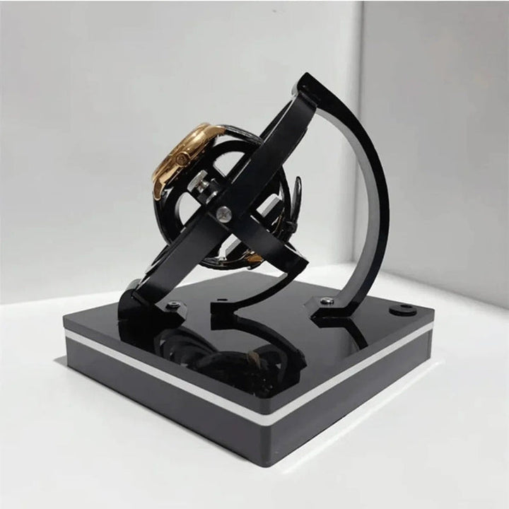 Nauwkeurige horlogeopwinder voor 4 mechanische horloges. Stille motor en luxe horlogebox voor al uw uurwerken.