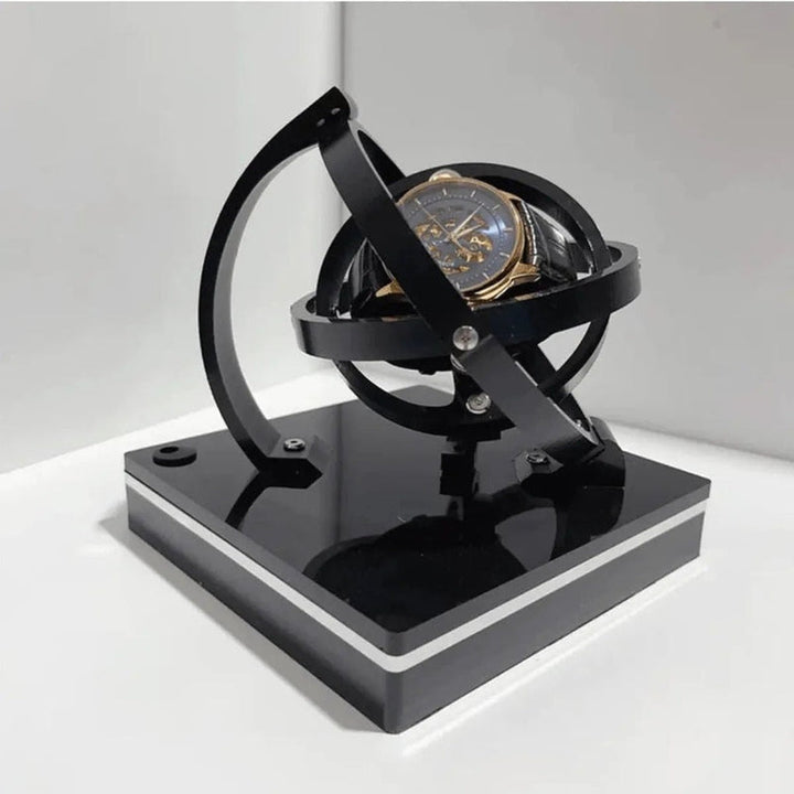 Stijlvolle horlogeopwinder, ideaal cadeau voor horlogeliefhebbers. Houdt automatische uurwerken continu opgewonden.