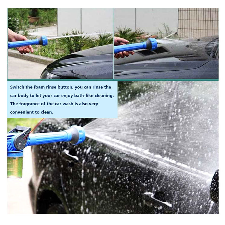 HydroJet hogedrukspuit voor tuinslang, ideaal als terrasreiniger voor snel schoonmaken.