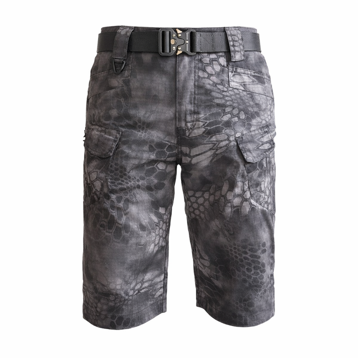 Veelzijdige heren cargo korte broek, geschikt voor lente, zomer en actieve outdoor momenten.