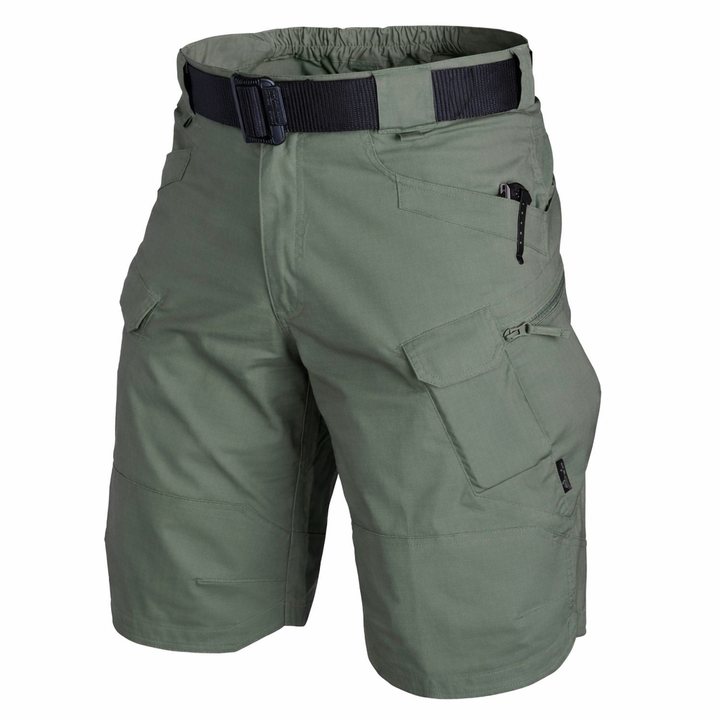 Duurzame heren korte broek van katoenmix, functionele cargobroek voor comfortabele zomerdagen.
