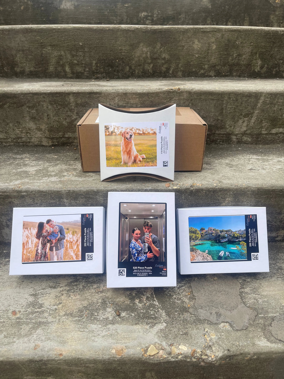 Hoge kwaliteit gepersonaliseerde fotopuzzel, toont een helder landschap. Perfect om dierbare herinneringen te herbeleven.