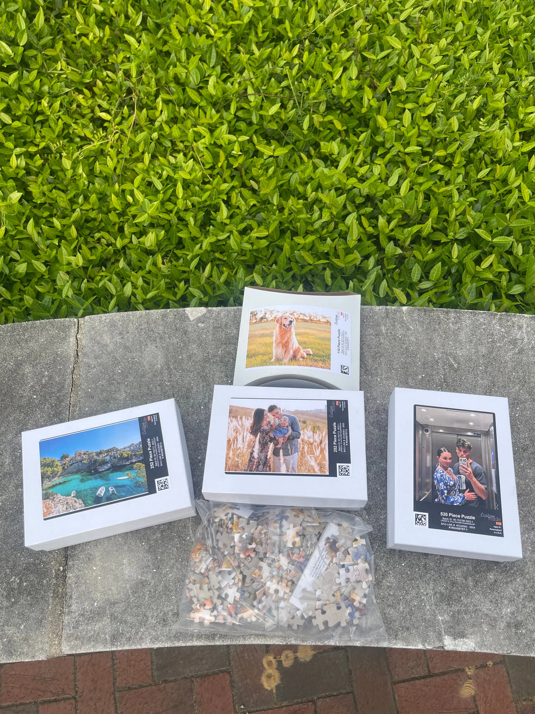 Milieuvriendelijke fotopuzzel met persoonlijke foto, een duurzaam en uniek cadeau om dierbare momenten te bewaren.