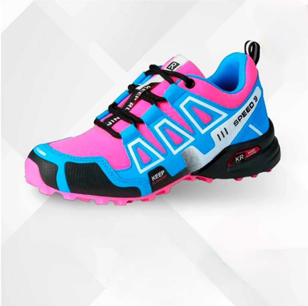 Robuuste orthopedische trekkingschoenen Alpena voor dames & heren, ontworpen voor comfort en stabiliteit op trails.