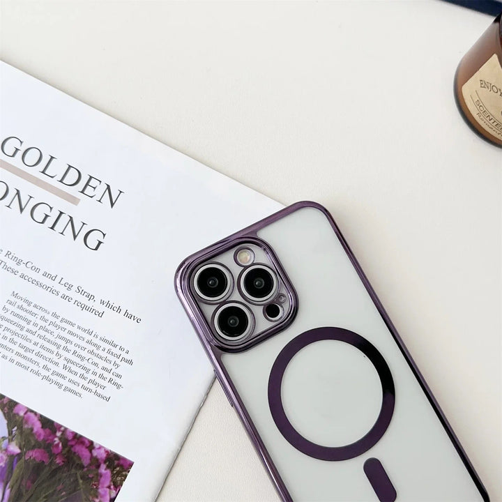 Duurzame draagriem van MagSafe iPhone schouderhoes, verstelbaar voor comfortabel handsfree dragen.