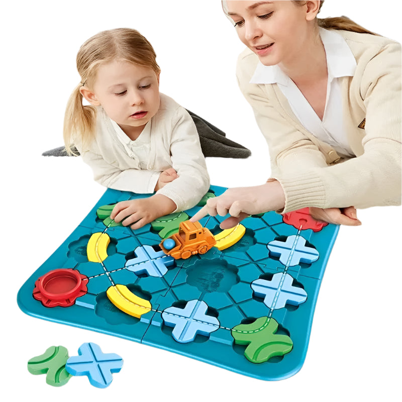 Magnetisch educatief kinderspel voor logica & creativiteit, bevordert fijne motoriek en leerzaam denkspel. Montessori.