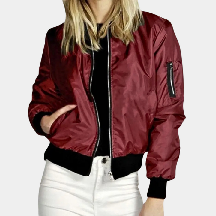 Winddichte lichtgewicht zomerjas dames, perfecte bovenkleding voor wisselvallig lenteweer.
