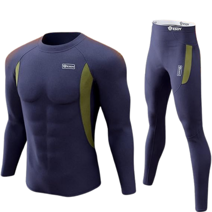 Heren thermisch ondergoed set, topkeuze voor warmte en comfort.
