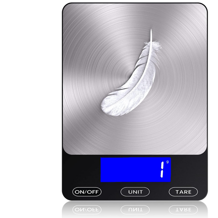 Digitale keukenweegschaal PrecisionPro (roze) voor nauwkeurig koken en bakken, roestvrij staal.