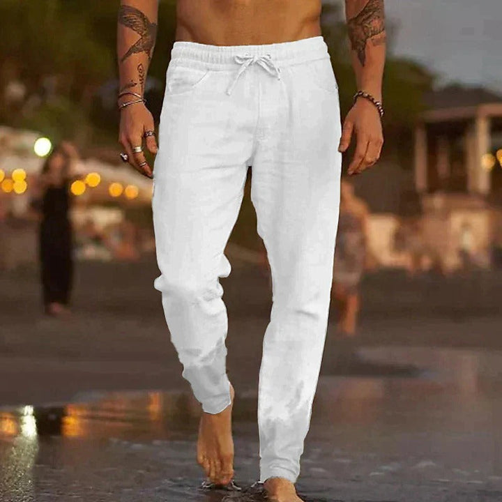 Casual heren strandbroek, lichtgewicht en ademend, perfect voor zomerse ontspanning en vrije tijd.