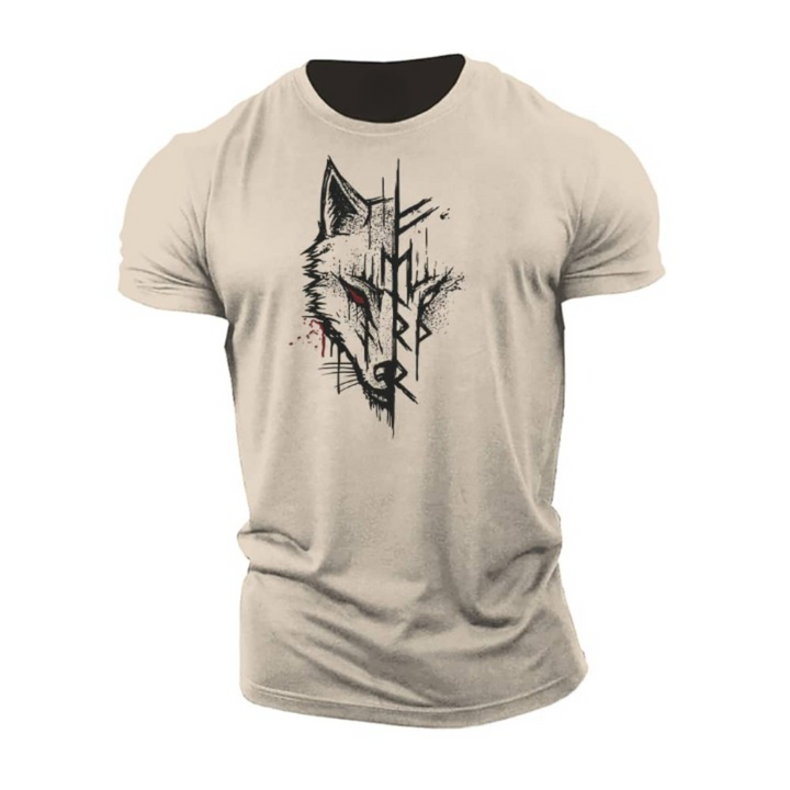Stijlvol heren t-shirt met korte mouwen, perfect voor comfortabele dagelijkse kleding en casual outfits.