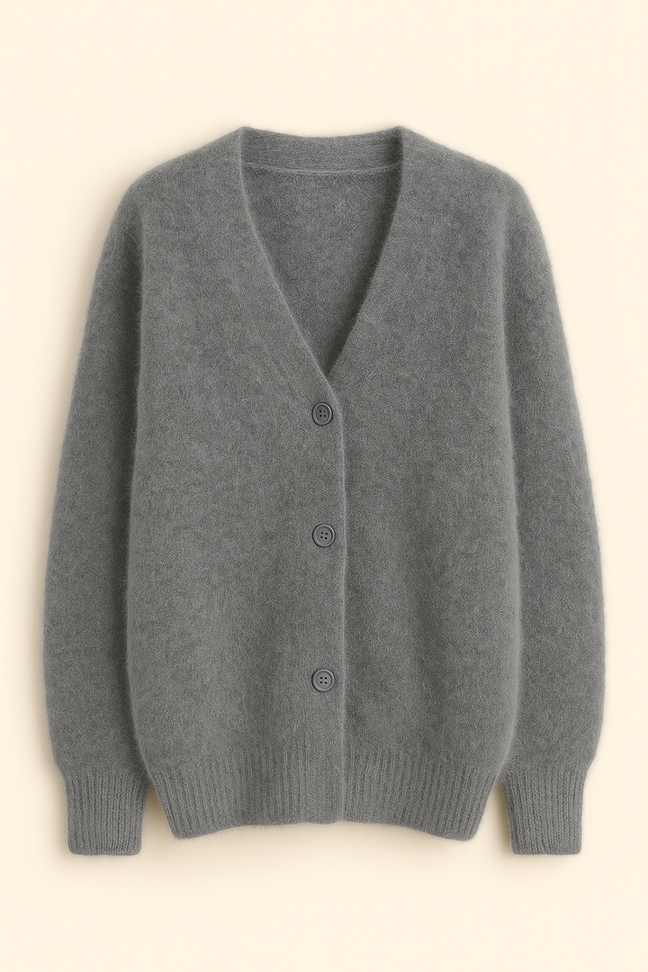 Modieus gebreid dames vest, makkelijk te combineren. Veelzijdige trui voor een elegante look.