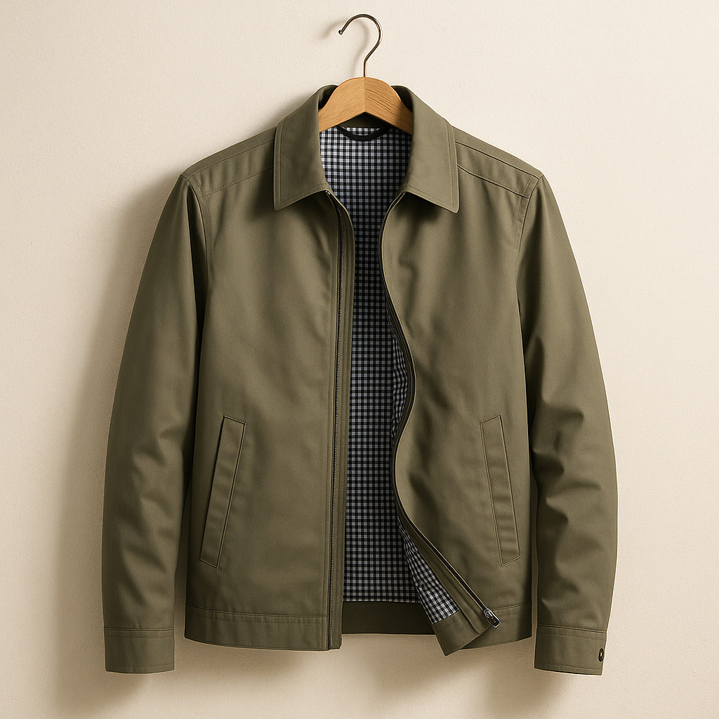Comfortabele heren bovenkleding met ritssluiting; ideaal voor dagelijks gebruik en een gestroomlijnde look.