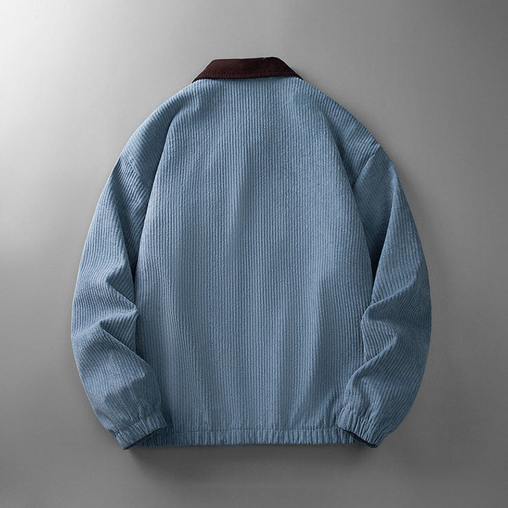 Premium heren Harrington jas in klassieke stijl, met opstaande kraag en stevige ritssluiting.