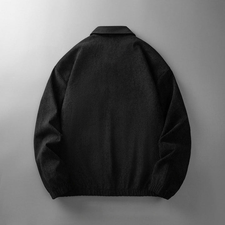 Stijlvolle heren Harrington jas met opstaande kraag; veelzijdig voor elke outfit.
