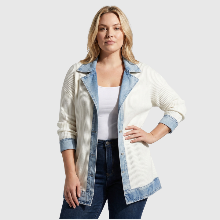 Modieus damesjasje, perfect voor een casual-chic outfit. Stijlvol en comfortabel, geschikt voor diverse gelegenheden.