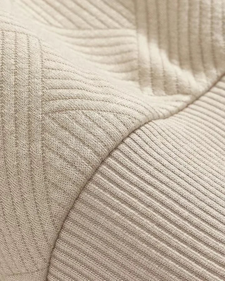 Casual elegante heren pullover met polokraag en halve ritssluiting, perfect voor hem.